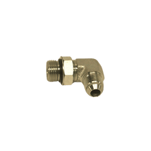 10MB8MJ90: Adapter Fitting - 5/8 in Male O-Ring Boss x 1/2 in Male JIC 37Â° Flare, Steel