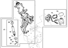 John Deere AL172279: Steering Column (With AutoTrac)