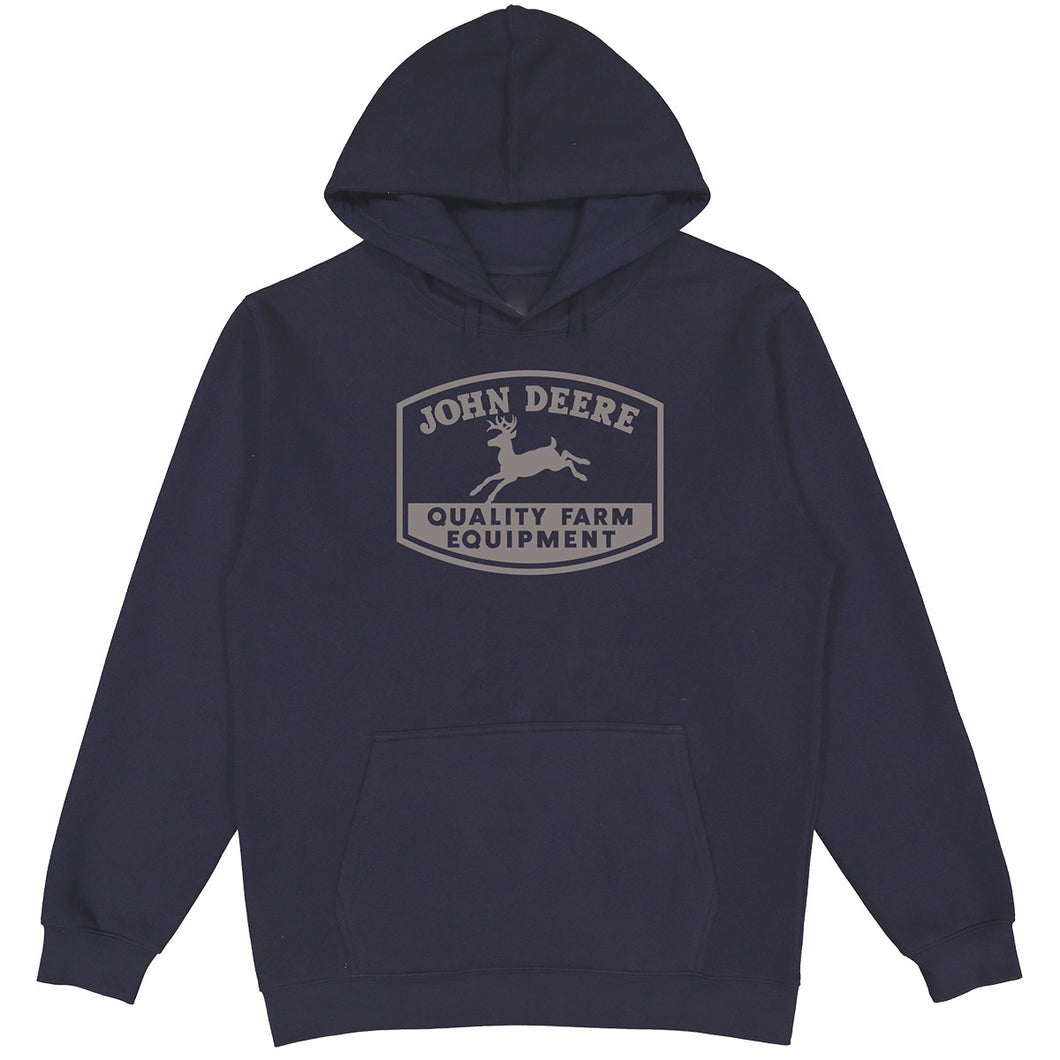 Men's Navy Moline Vintage Trademark Fleece Hoodie