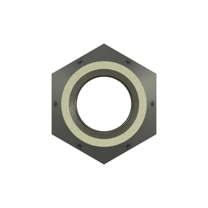 John Deere W50958: Hexagonal Lock Nut, 1"