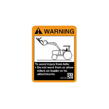 John Deere W55414: Danger Label, English