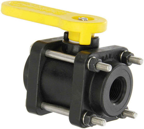 Banjo V050: 1/2" FPT Polypropylene Ball Valve