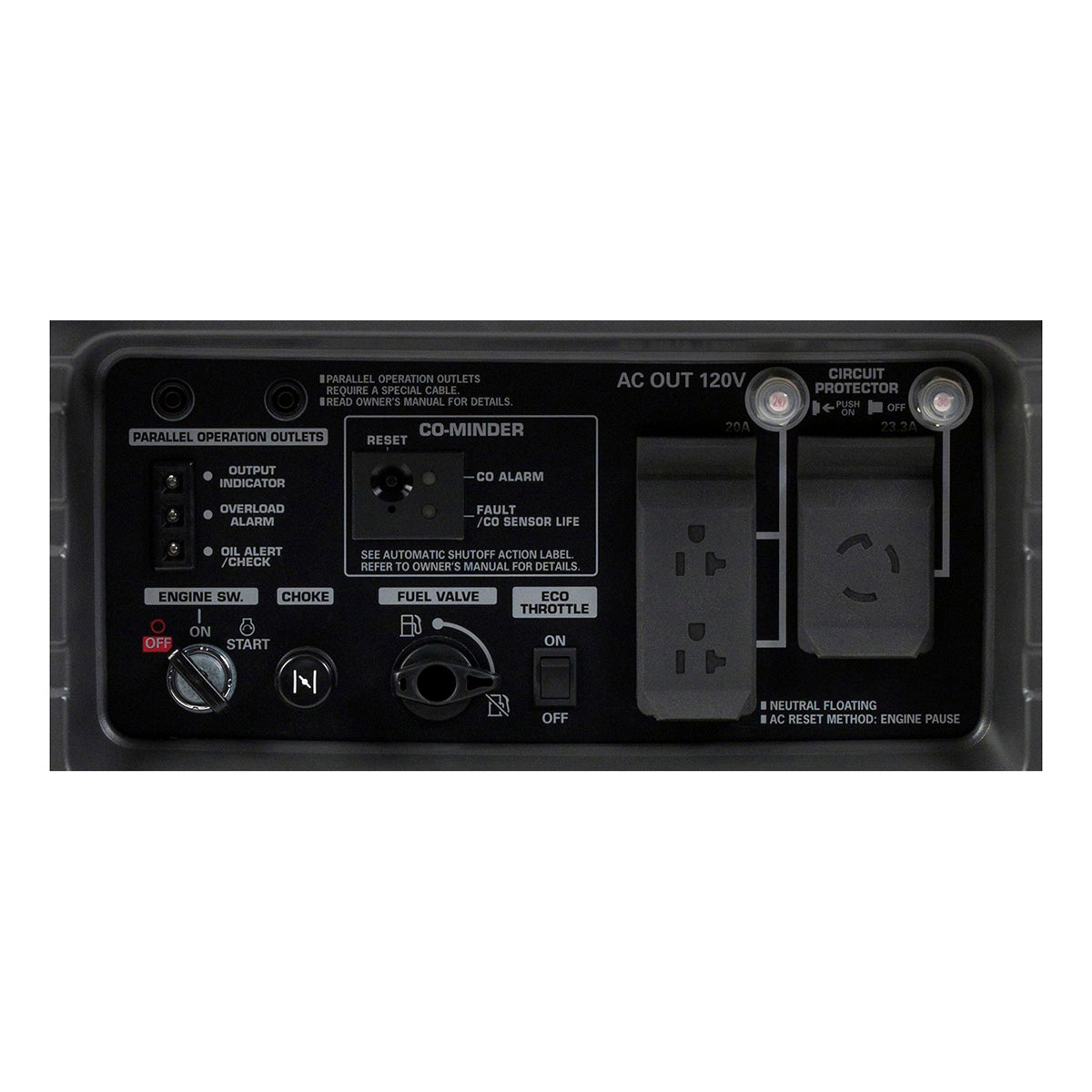 Honda EU3000iS: 3000 watt 120V Inverter Generator