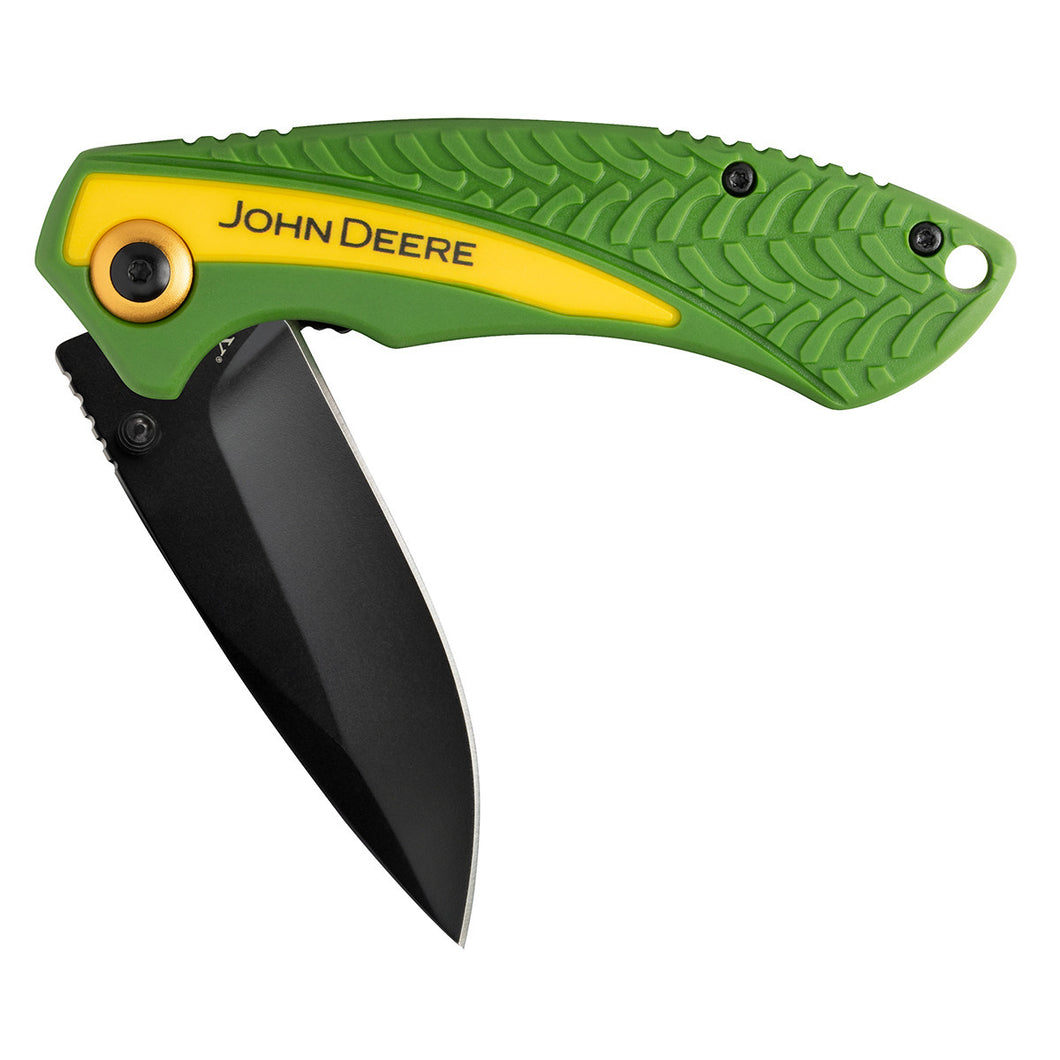 TecX Yellow and Green Pocket Knife