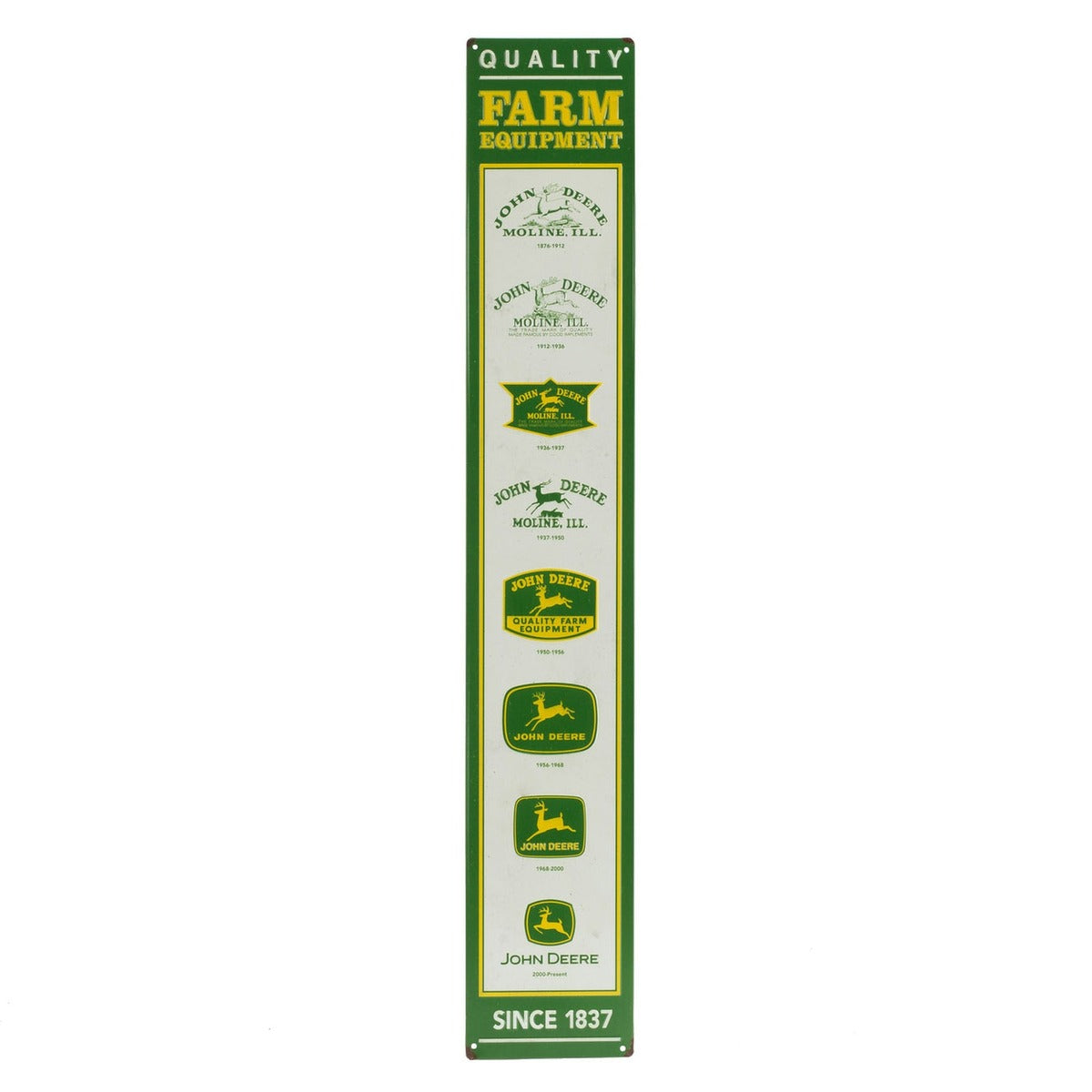 Vertical Logos Since 1837 Sign
