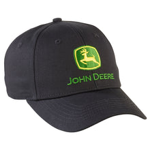 John Deere Black Structured Cap