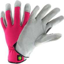 John Deere Womens Cowhide Glove Spandex Back