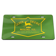 Green Vintage Logo License Plate