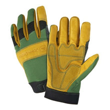 John Deere Men's Cowhide Glove Spandex Back