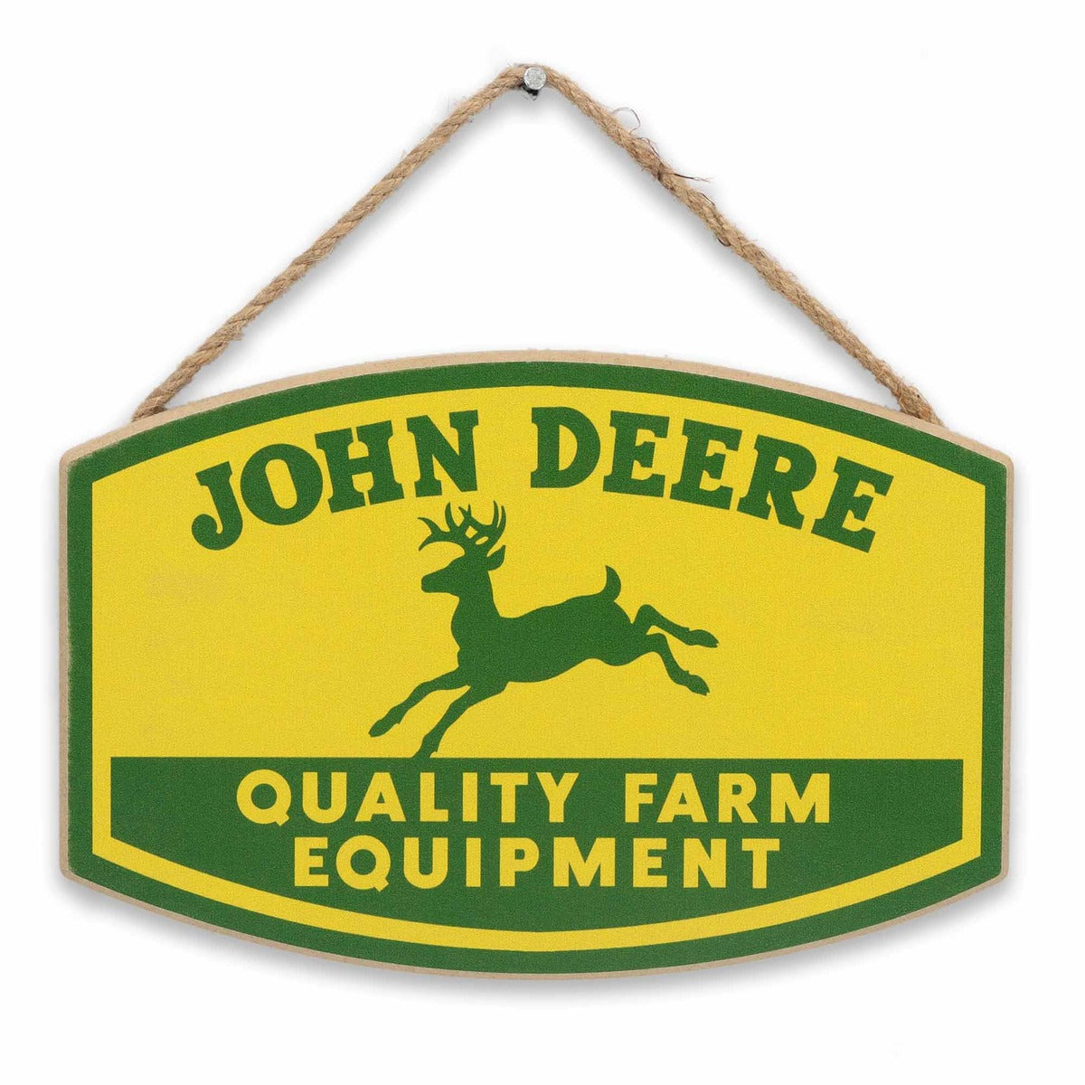 Quality Equipment Hanging Wood Sign