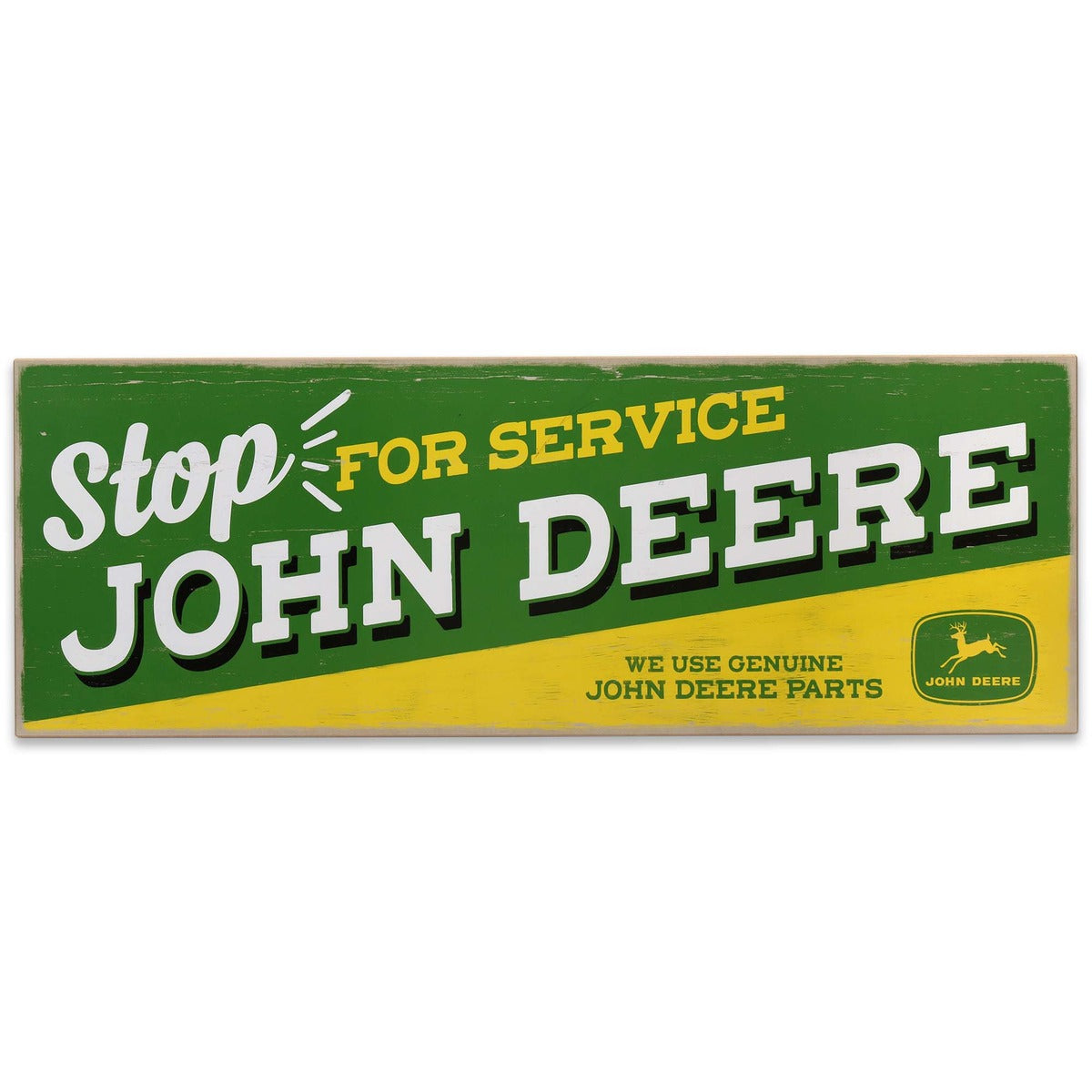 Stop for Service Wood Sign