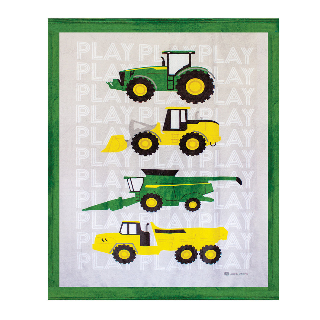 Kids Tractor Throw/Blanket
