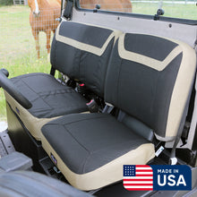 Load image into Gallery viewer, John Deere XUV 845/875 Seat Cover - Black with Tan accents
