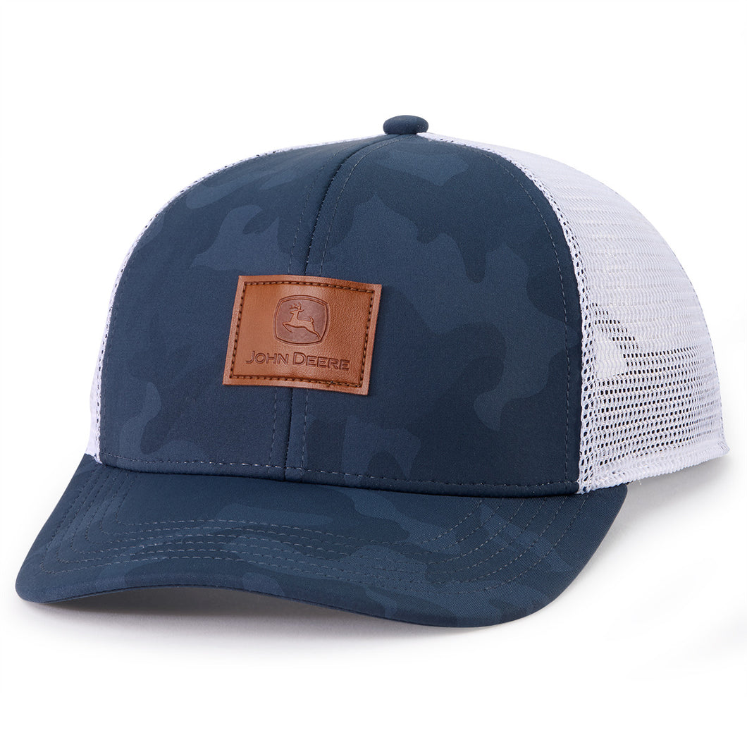 John Deere Navy Tonal Camo Cap