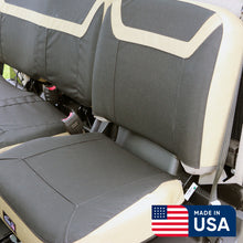 John Deere XUV 845/875 Seat Cover - Black with Tan accents