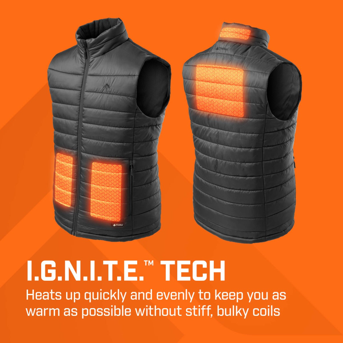 THAW Rechargeable Men's Heated Vest