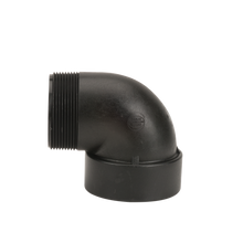 Banjo SL300-90: 3" 90Â° Poly Street Elbow