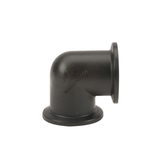 Banjo M200CPG90SH: 2" X 2" 90° Short Flange