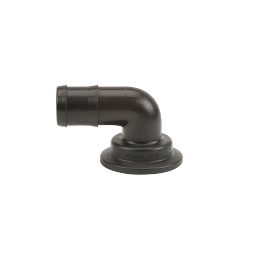 Banjo M200150BRB90: 2" Flange X 1 1/2" 90° Hose Barb Elbow
