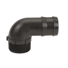 Banjo HB200-90: 2" Male Thread X 2" 90Â° Hose Barb