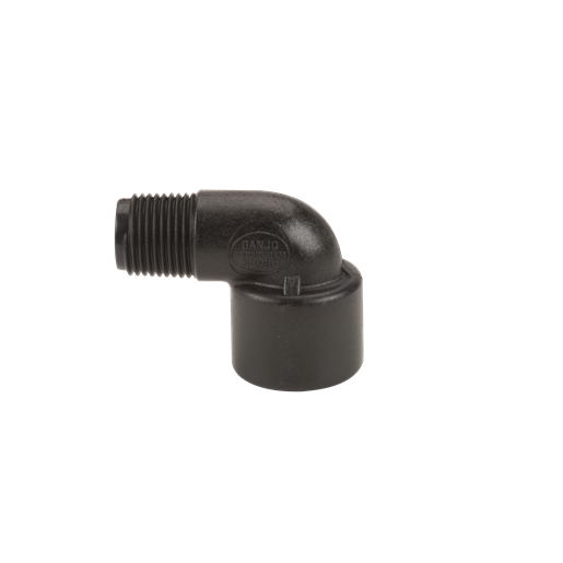 Banjo SL050-90:  1/2" 90Â° Poly Street Elbow