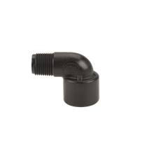Banjo SL050-90:  1/2" 90Â° Poly Street Elbow