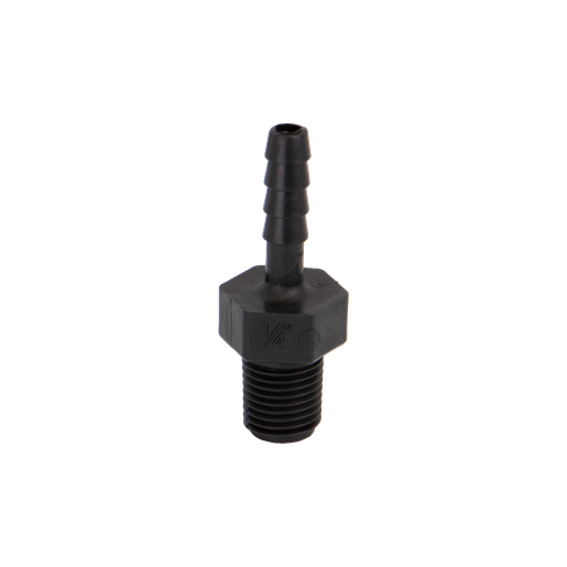 Banjo HB025: Â¼" Male Thread X Â¼" Hose Barb