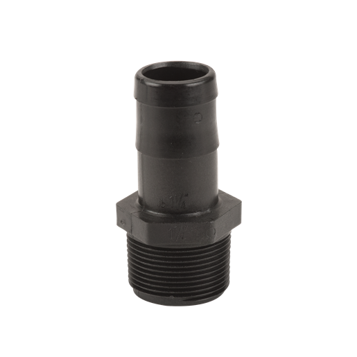 Banjo HB125: 1¼" Male Thread X 1¼" Hose Barb