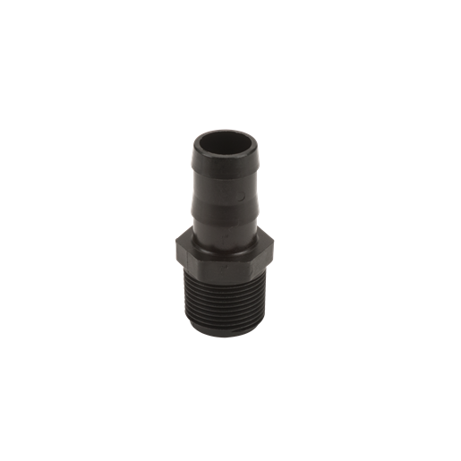 Banjo HB100: 1" Male Thread X 1" Hose Barb