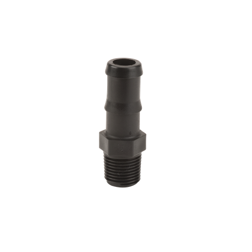 Banjo HB050-075:  1/2" Male Thread X  3/4" Hose Barb