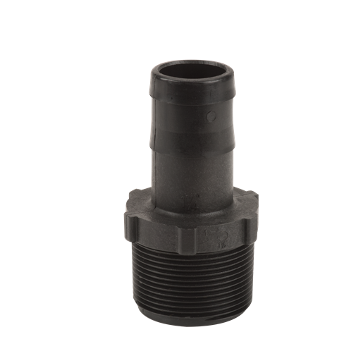 Banjo HB150-125: 1 1/2" Male Thread X 1¼" Hose Barb