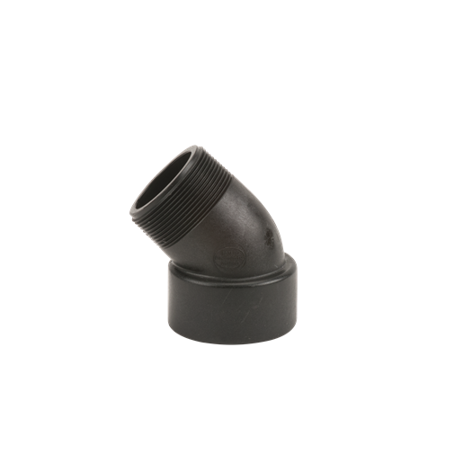 Banjo SL200-45: 2" 45Â° Poly Street Elbow