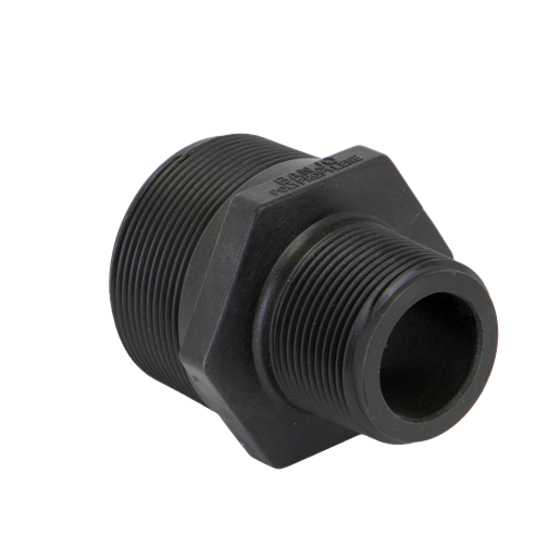 Banjo RN200-125: 2" X 1¼" Poly Reducing Nipple