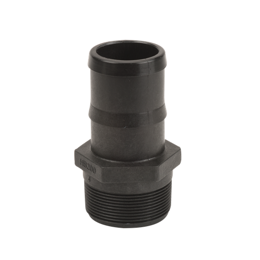 Banjo HB200: 2" Male Thread X 2" Hose Barb