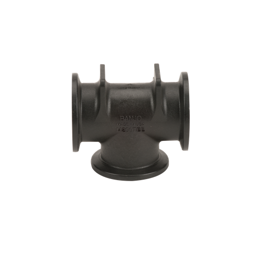 Banjo M200TEE: 2" Flanged Tee