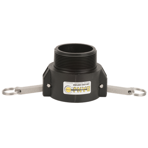 Banjo 300B: 3" Female Coupler X 3" Male Thread Poly Cam Lever Coupling