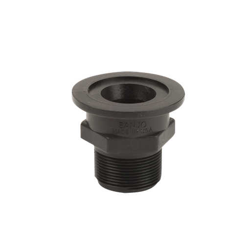 Banjo M200150MPT: 2" Flange X 1 1/2" Male Thread