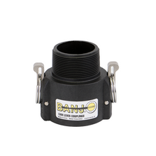 Banjo 200B: 2" Female Coupler X 2" Male Thread Poly Cam Lever Coupling