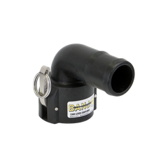 Banjo 200C90: 2" 90Â° Female Coupler X 2" Hose Shank Poly Cam Lever Coupling