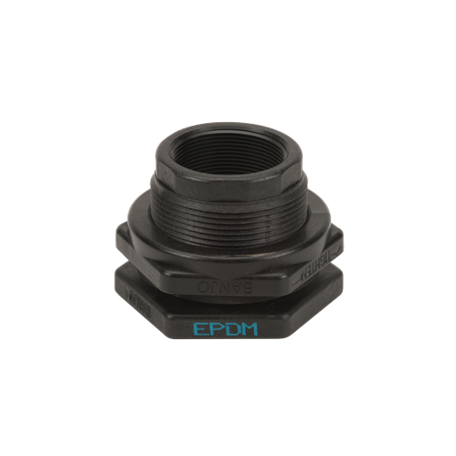 Banjo TF220: 2" Poly Bulkhead Tank Fitting with EPDM Gasket
