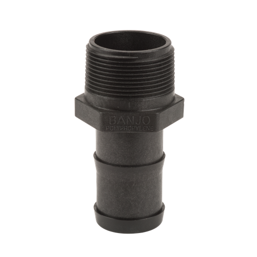 Banjo HB150: 1 1/2" Male Thread X 1 1/2" Hose Barb