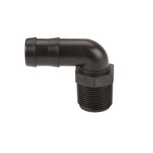 Banjo HB100-90: 1" Male Thread X 1" 90Â° Hose Barb