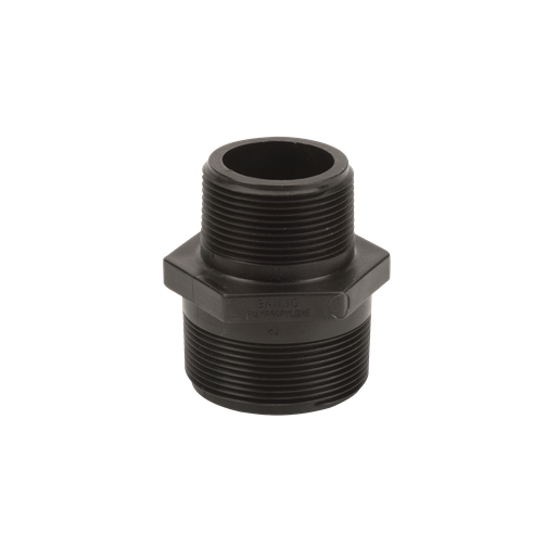 Banjo RN200-150: 2" X 1 1/2" Poly Reducing Nipple