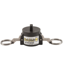 Banjo 075-CAP:  3/4" Cap X  3/4" Male Adapter Poly Cam Lever Coupling