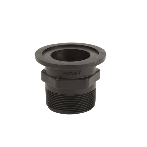 Banjo M220MPT: 2" Full Port Flange X 2" Male Thread