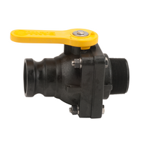 Banjo VSFMT200: 2" Male Adapter X 2" Male NPT Valve