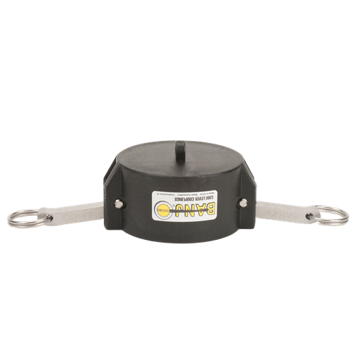 Banjo 300CAP: 3" Cap X Male Adapter Poly Cam Lever Coupling