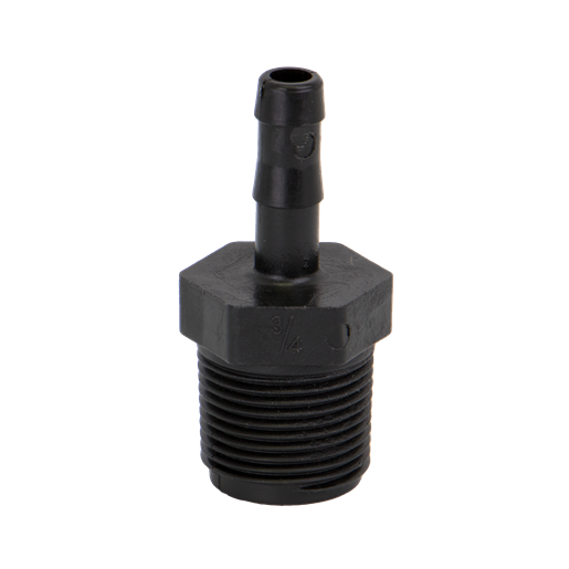 Banjo HB075-038:  3/4" Male Thread X " Hose Barb