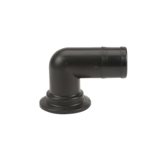 Banjo M220BRB90: 2" Full Port Flange X 2" 90° Hose Barb Elbow
