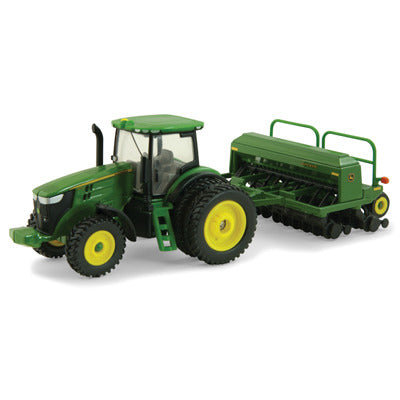1/64 7215R Tractor with Grain Drill